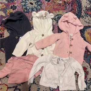 Carter's Pink, Cream, and Gray Kids Sweater Collection